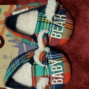 Baby Bear Plaid Dearfoam Slippers